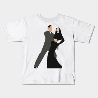 Gomez and Morticia Kids T-Shirt